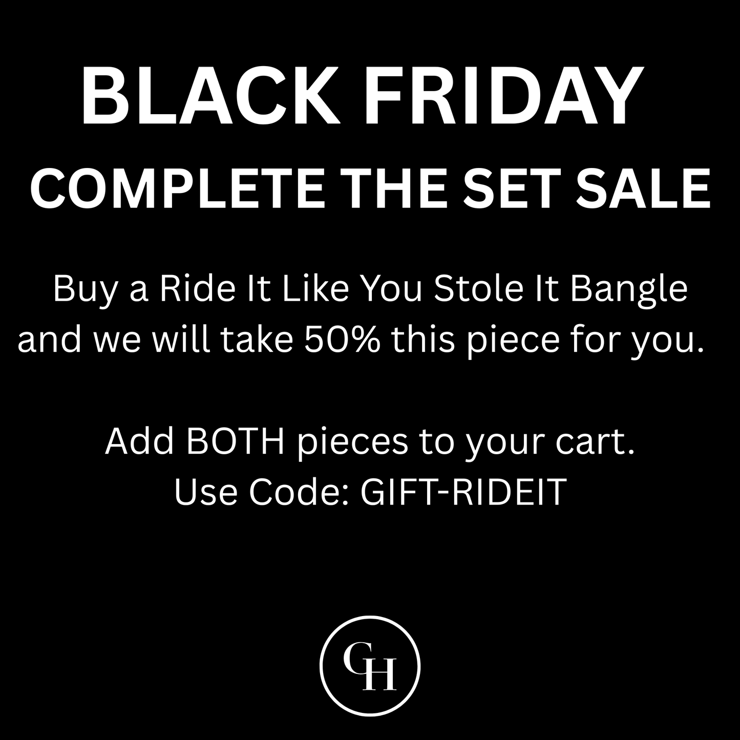 Large Stirrup Pendant