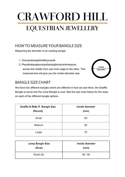 Horse Bit Snaffle Bangle