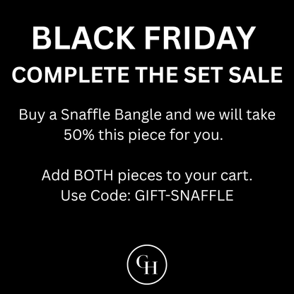 Silver Half Snaffle Pendants