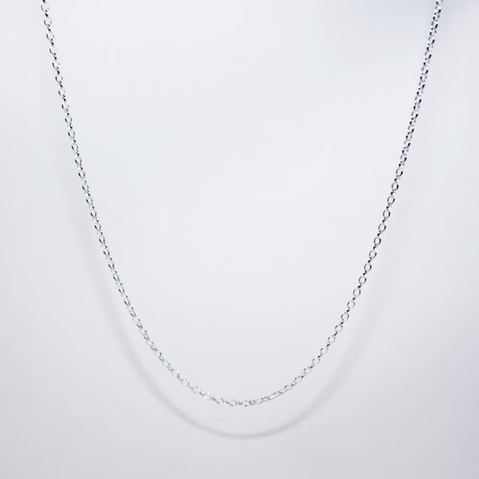 Sterling Silver Fine Oval Belcher Chain