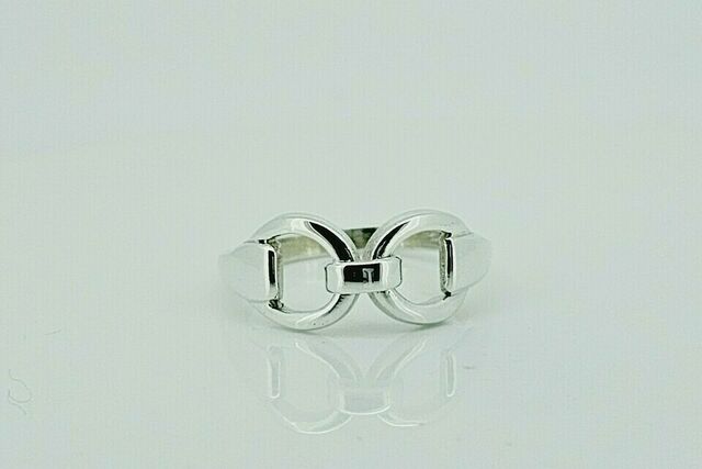 Sterling silver snaffle ring