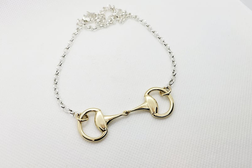 9ct Gold Snaffle Necklace